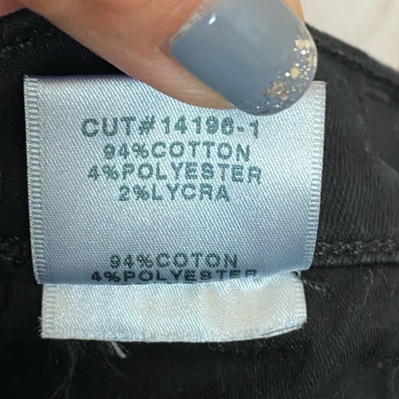 J Brand Women’s Ruby High Rise Crop Frayed Hem Denim Jean Black Size 27 - Picture 16 of 16